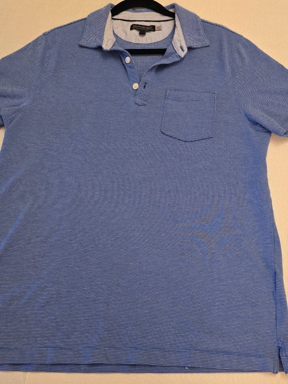 Coastal-Prep Banana Republic piqué polo